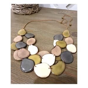 Organic Handmade Tagua Nut Necklace